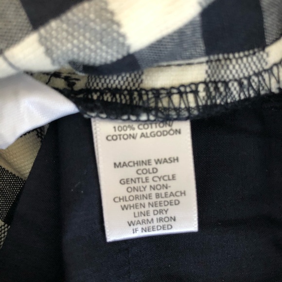 LOFT Nautical High Waist Button Checkered Shorts - Picture 7 of 10